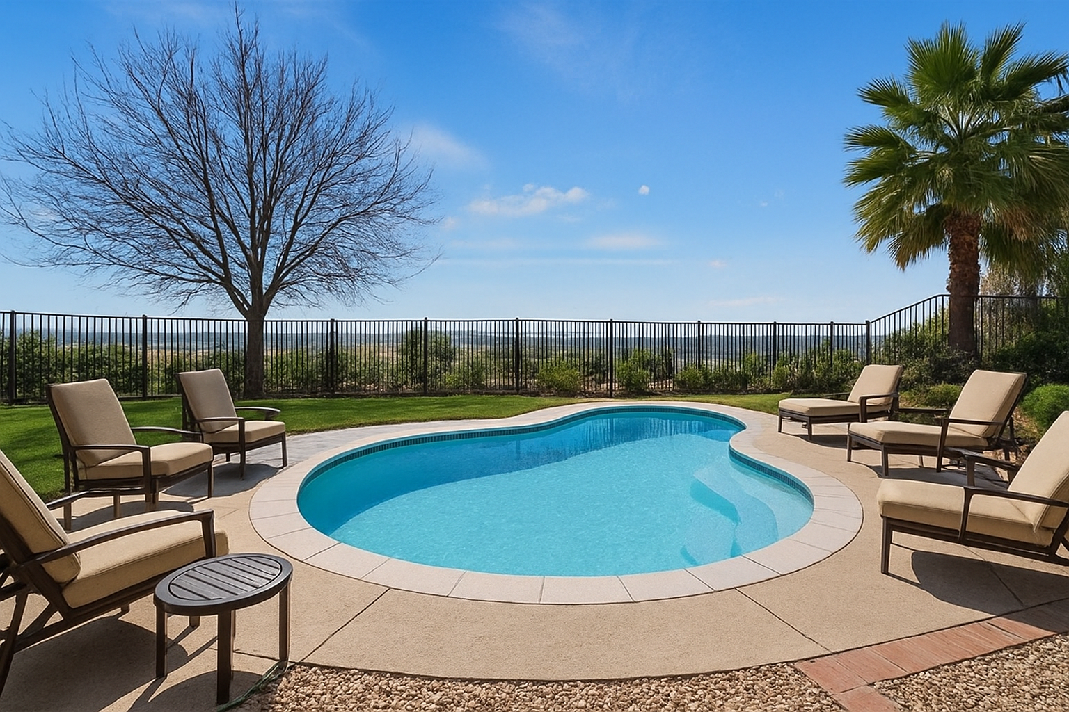 Modern Backyard Transformation - After